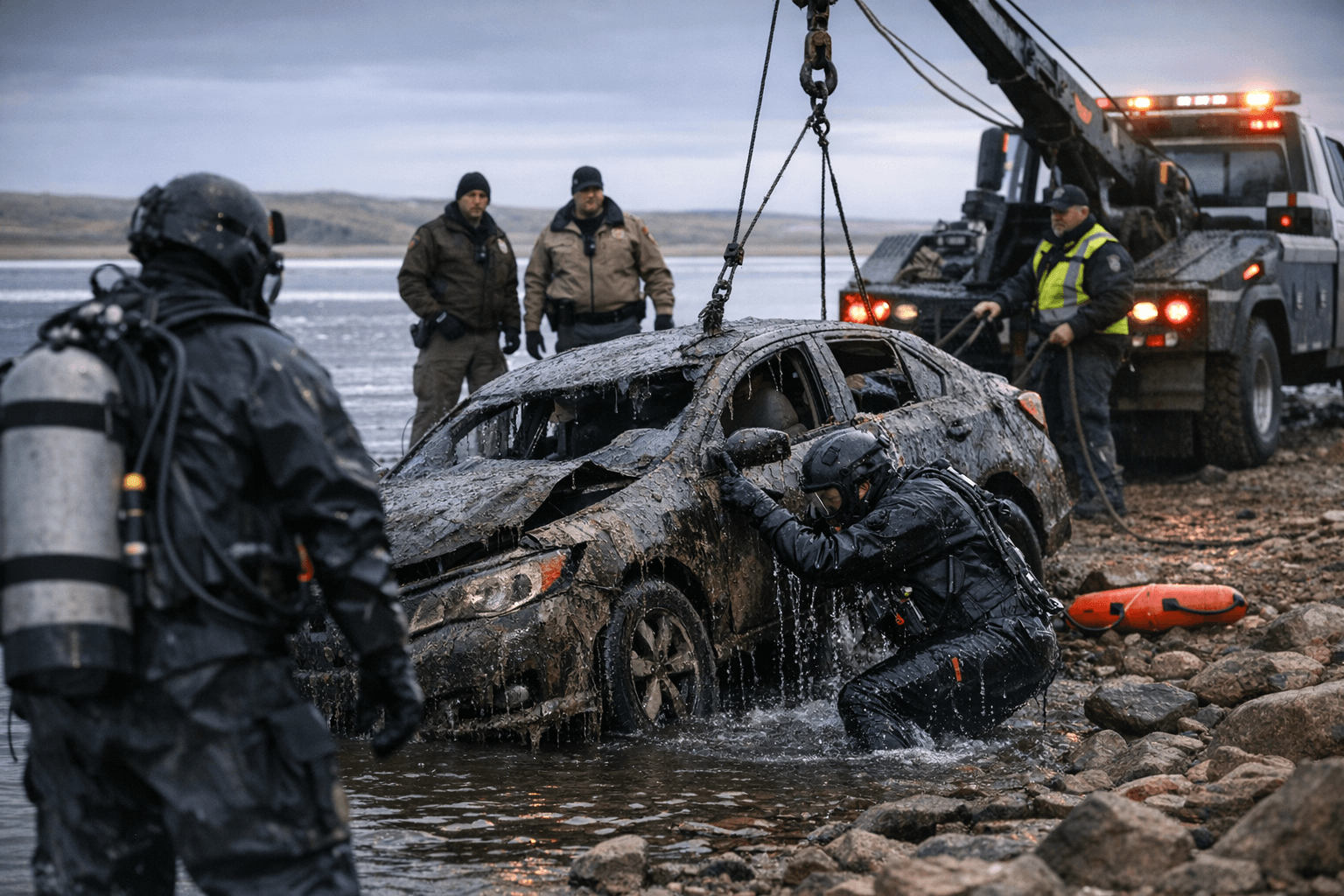 Albany County Dive Team Recovers Vehicle from Wheatland Reservoir