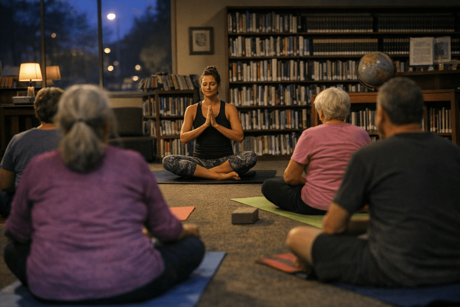 Local Library Adds Tuesday Evening Yoga Classes Through February