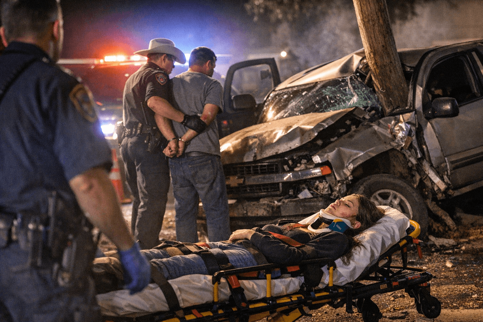 Del Rio Crash Injures Teen Passenger; Driver Faces DWI, Assault Charges