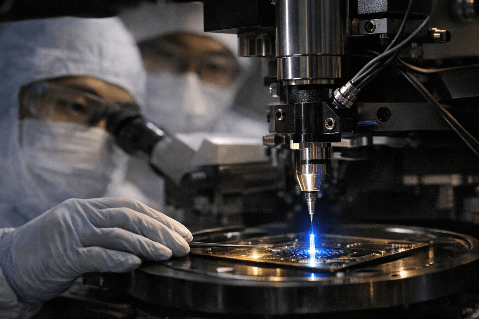 KAIST team prints vertical perovskite nanolasers directly on chips