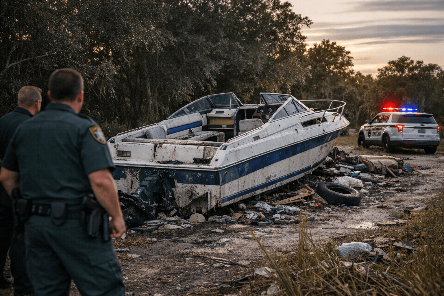 Pasco Deputies Seek Help After Illegal Boat Dumping in Holiday