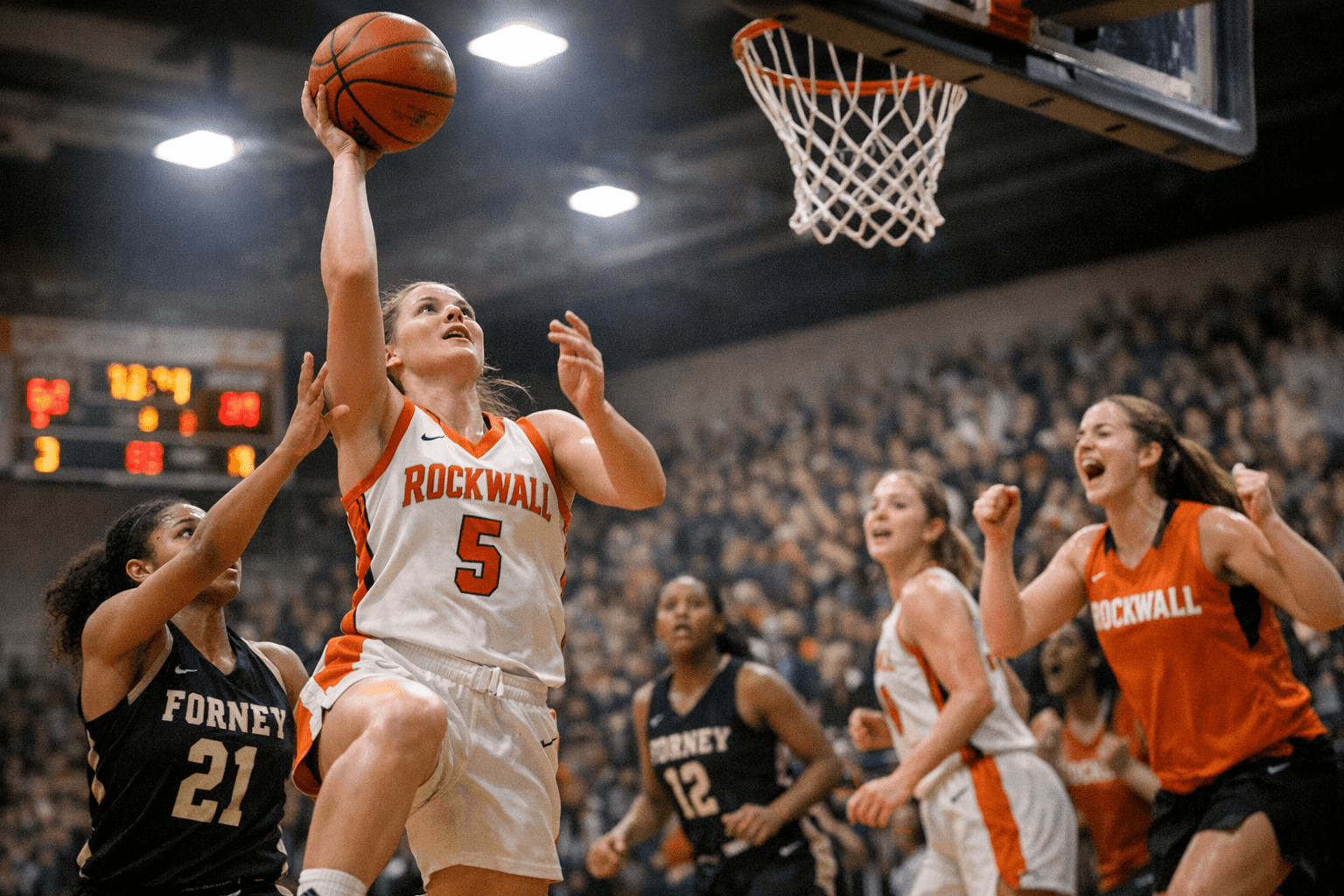 Rockwall Girls Basketball Tops Forney 41-33, Momentum Grows