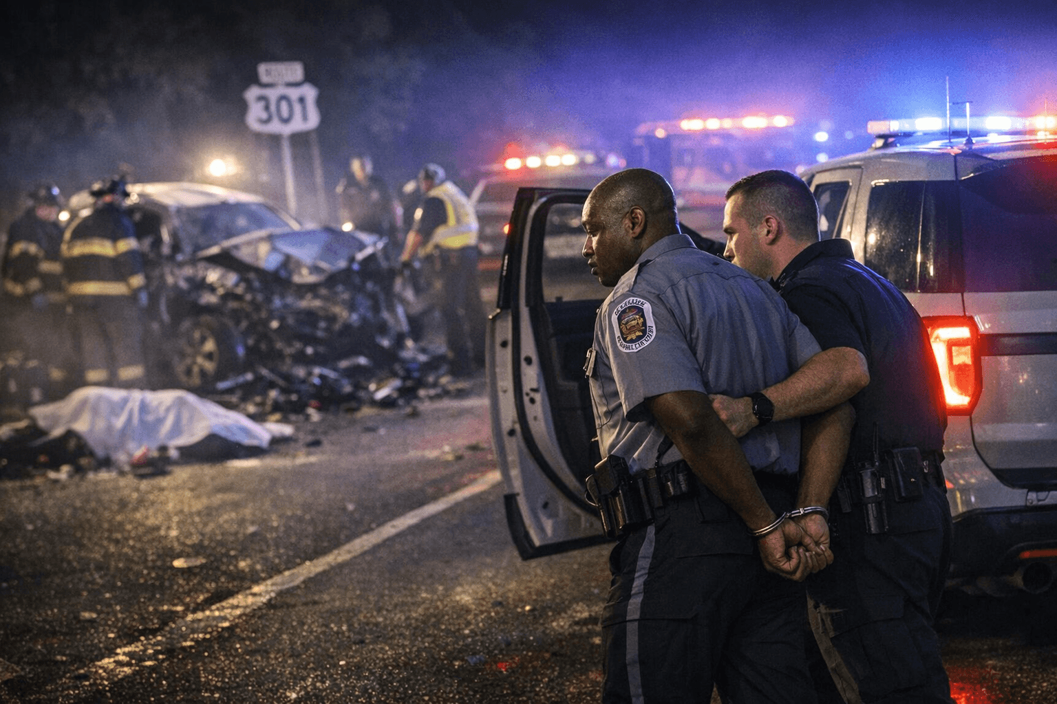 Prince George's County Officer Indicted in Route 301 Crash That Killed Bailiff