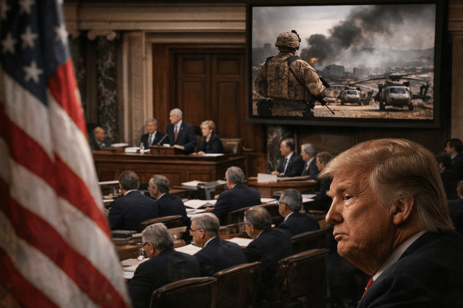 Senate Advances Resolution to Block Further Trump Military Action in Venezuela