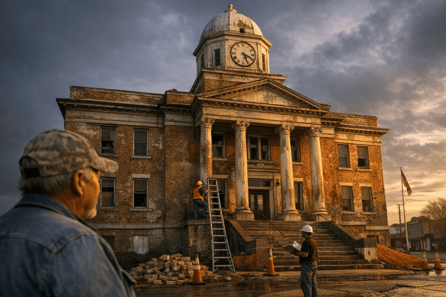 Quitman County Courthouse in Marks Faces Preservation, Rehabilitation Effort