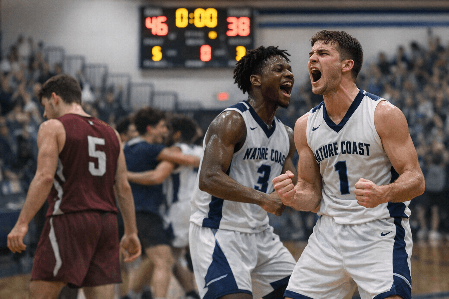 Nature Coast Tech rallies from 21-9 hole to beat Central Bears 46-38
