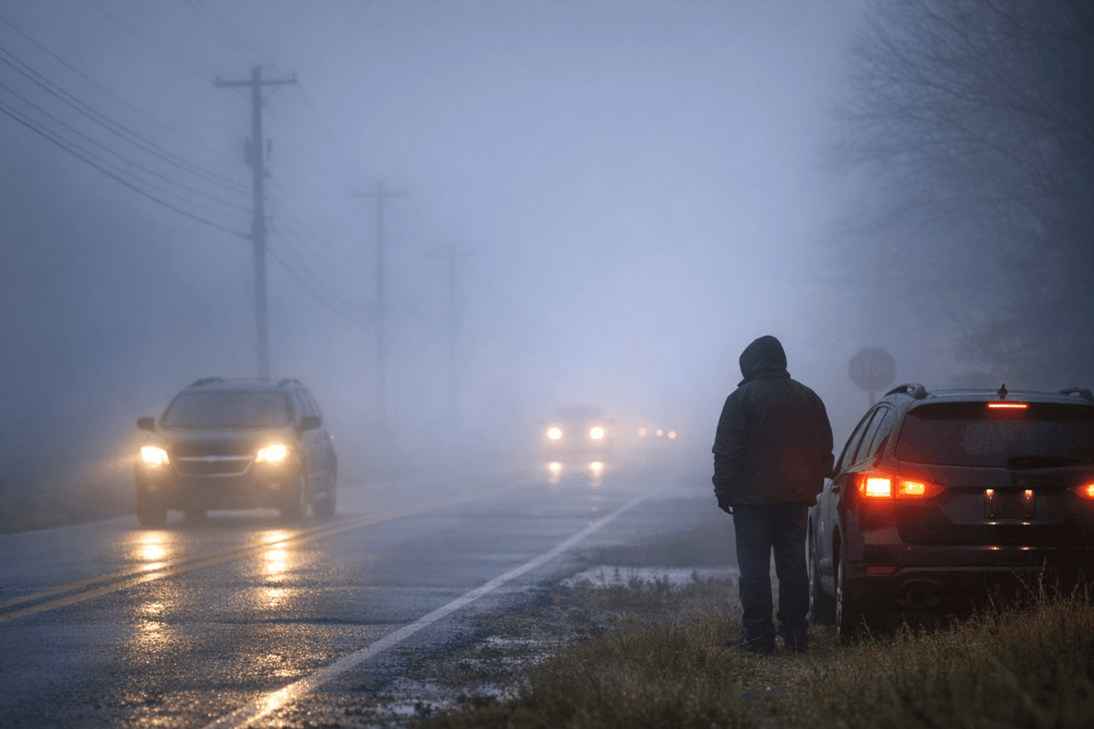Dense Fog Advisory Reduced Visibility Across Decatur County Roads