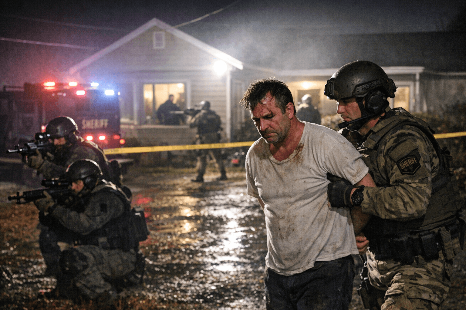 Man Arrested After Multi-Hour Standoff Following Ferndale Stabbing