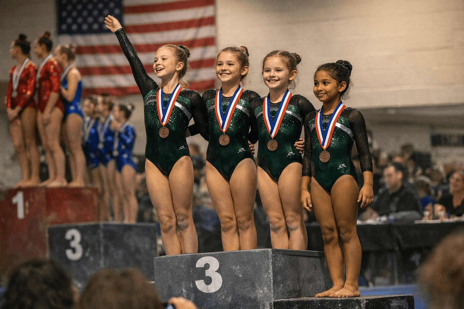 Los Alamos High Flyers Gymnasts Start Season with Podium Finish