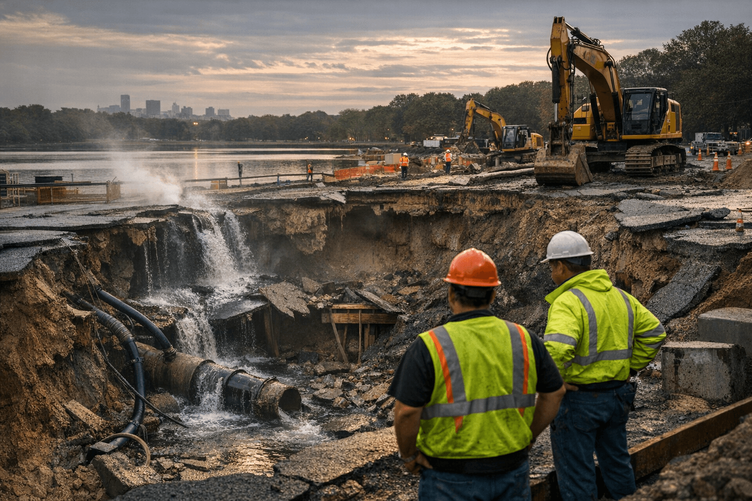 Lake Montebello Sinkhole Repairs Cost Baltimore Nearly $30.4 Million