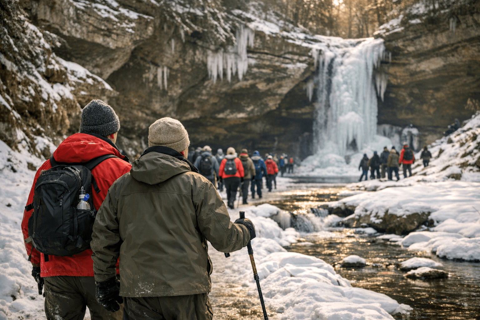 ODNR to host 60th Hocking Hills Winter Hike Jan. 17, drawing regional visitors