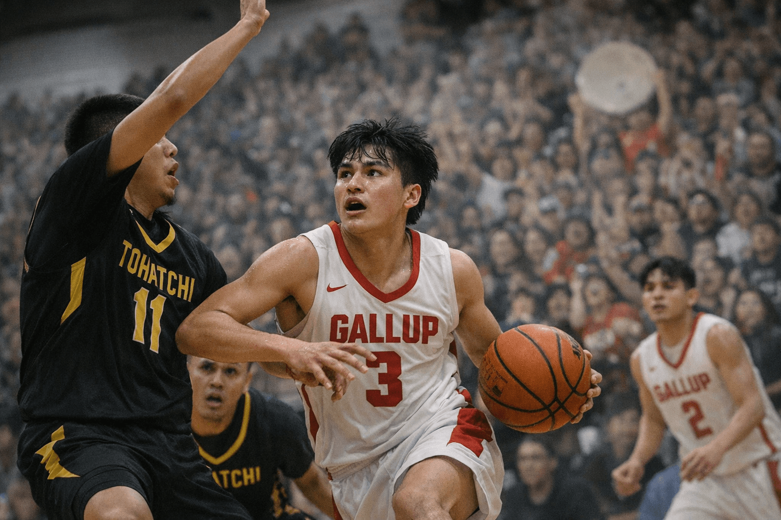 Gallup boys survive Tohatchi rally to reach invitational final