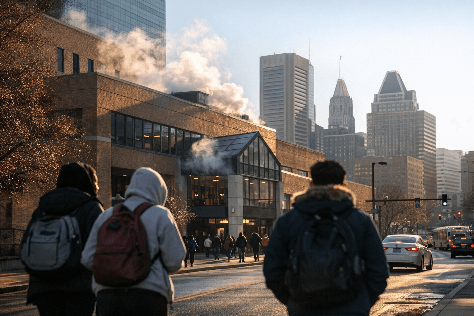 Baltimore downtown city campus reopens after heating outage