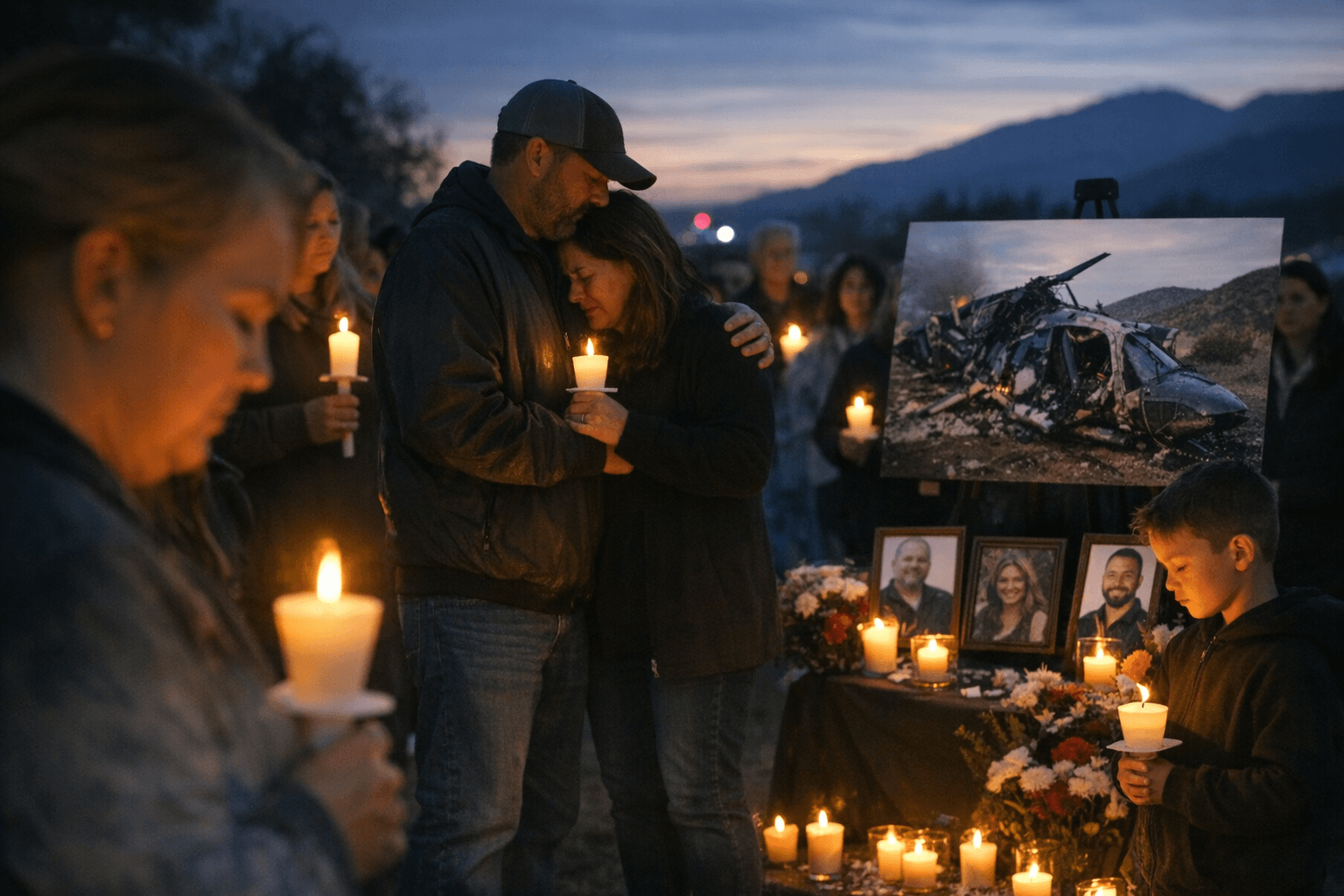 Echo community holds vigil after Arizona helicopter crash kills four
