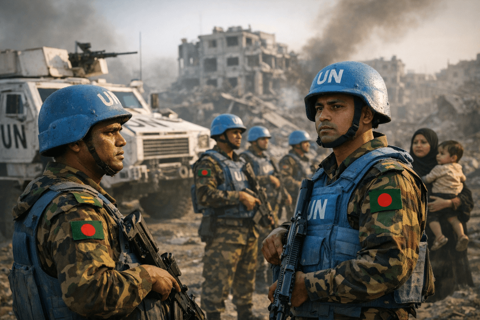 Bangladesh signals willingness to join U.N.-authorized Gaza stabilization force