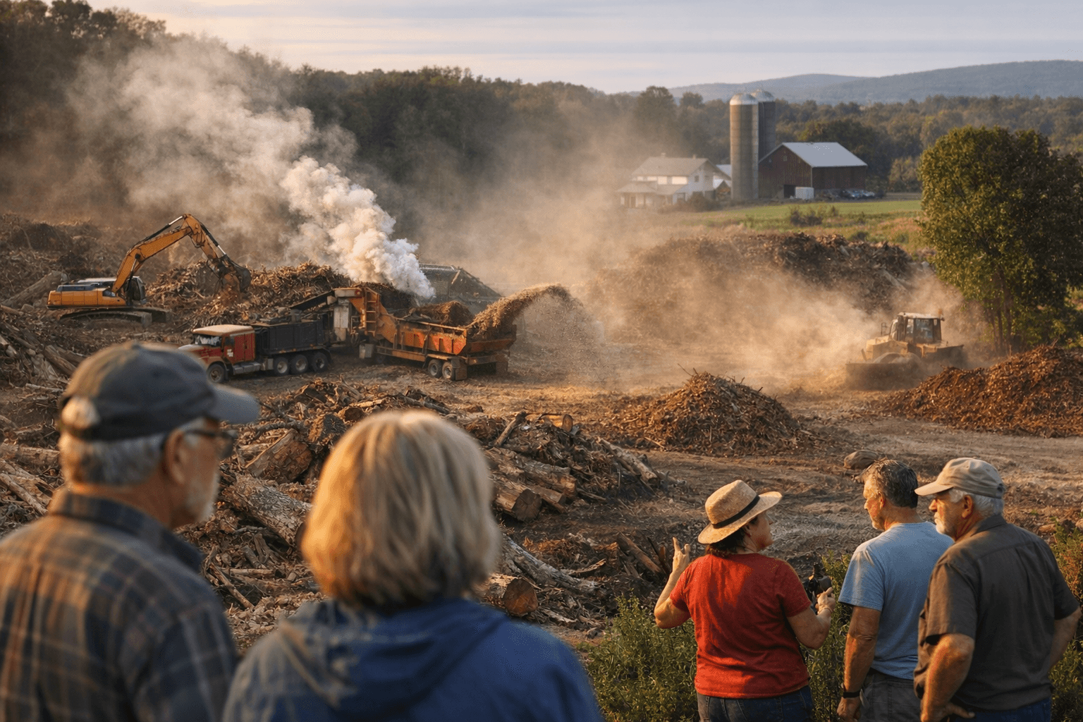 Neighbors push back on Leicester stump dump special-use permit