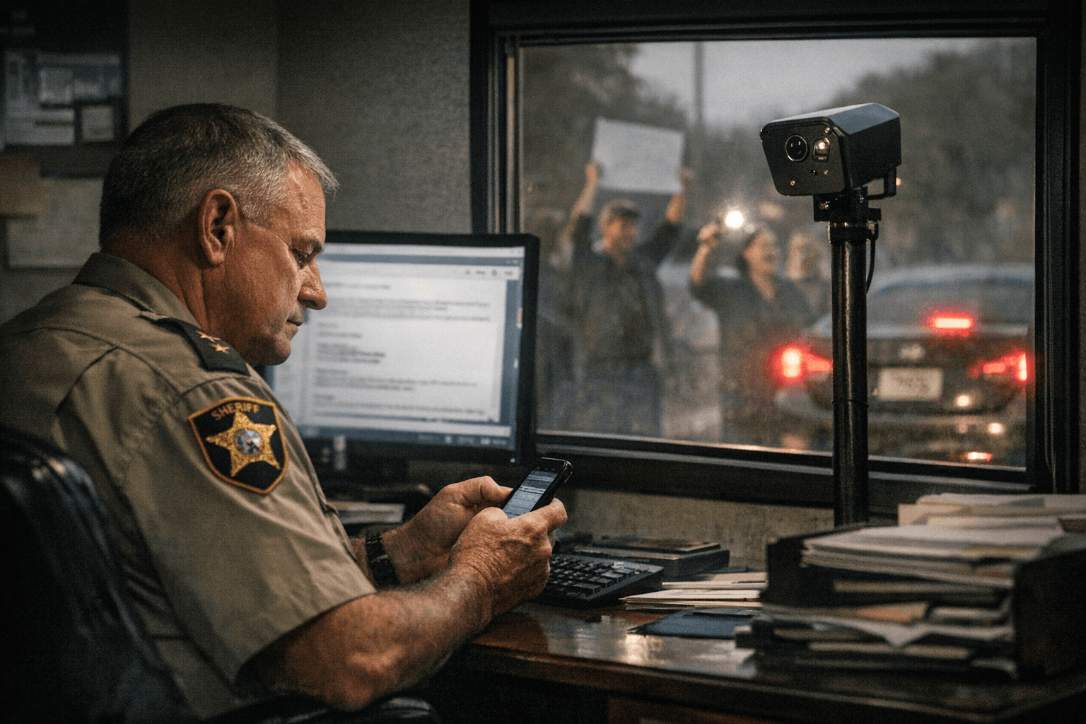 Sheriff's private messages spark county debate over Flock cameras