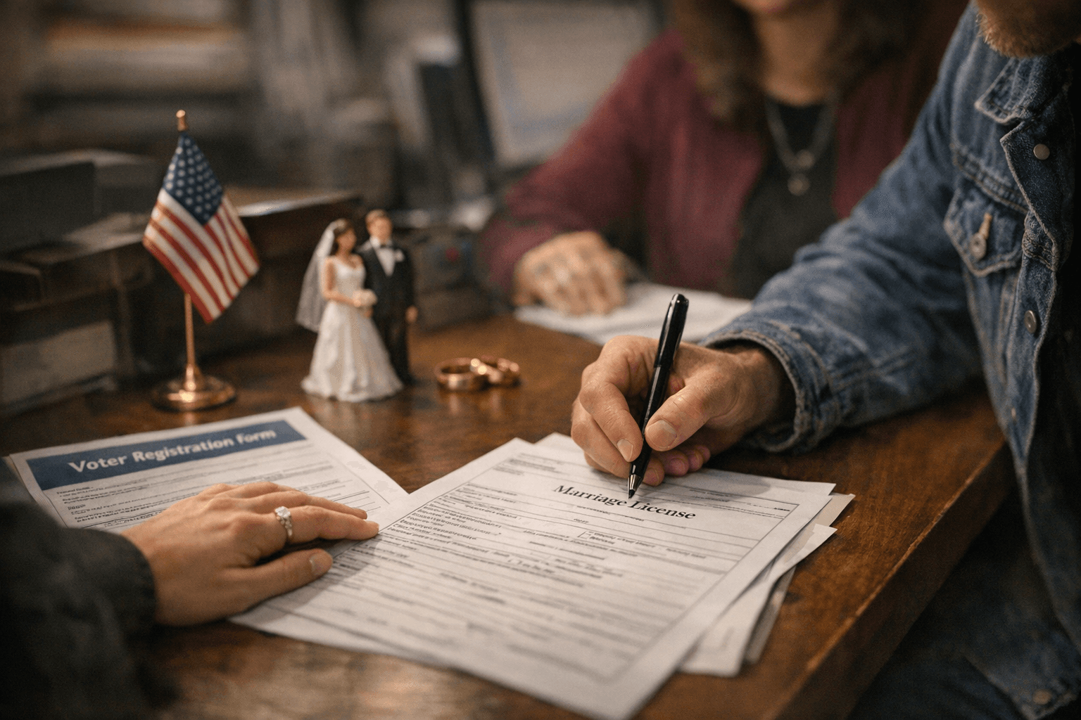 Six Morgan County marriage licenses issued in December reflect civic ties