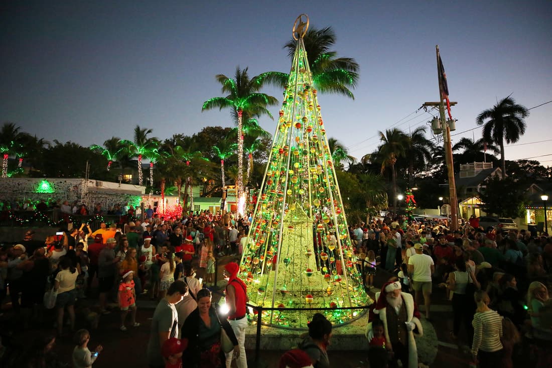 Key West Holiday Fest Lights Up Seaport, Community Begins Monthlong Celebration