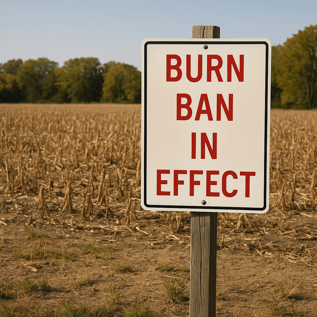 Drought’s Fiery Edge: How Dubois County’s Burn Ban Shields Farms and Families from Fall Flames