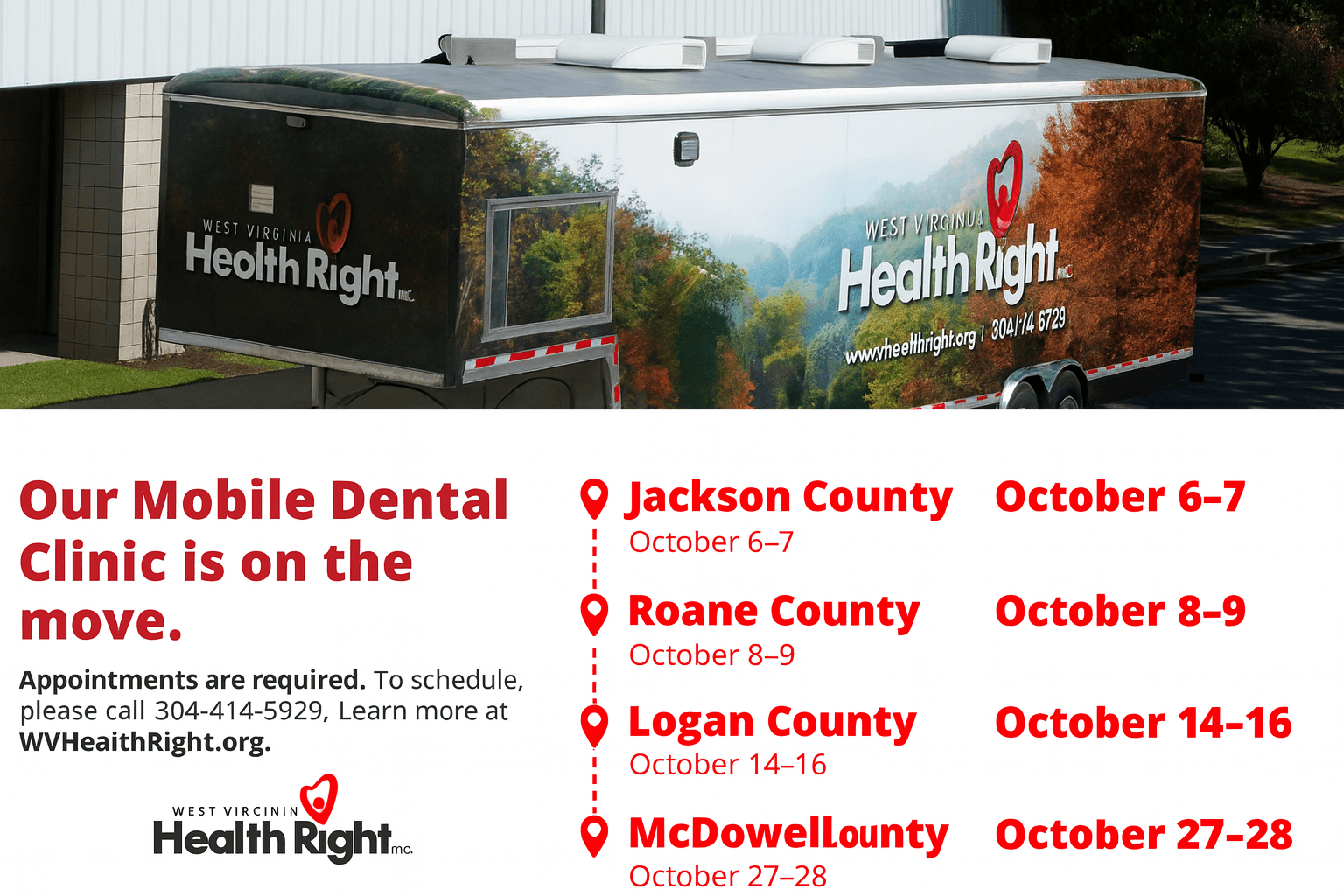 Mobile Dental Clinic to Serve McDowell County Residents Late October