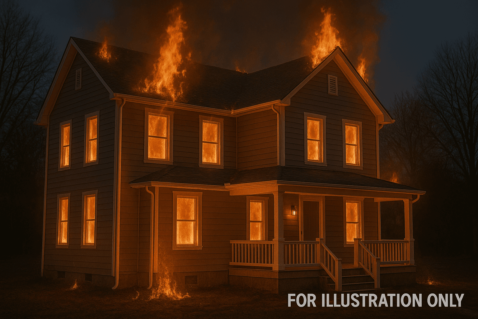 Pre-dawn Rush Lake house fire injures three, highlights emergency gaps