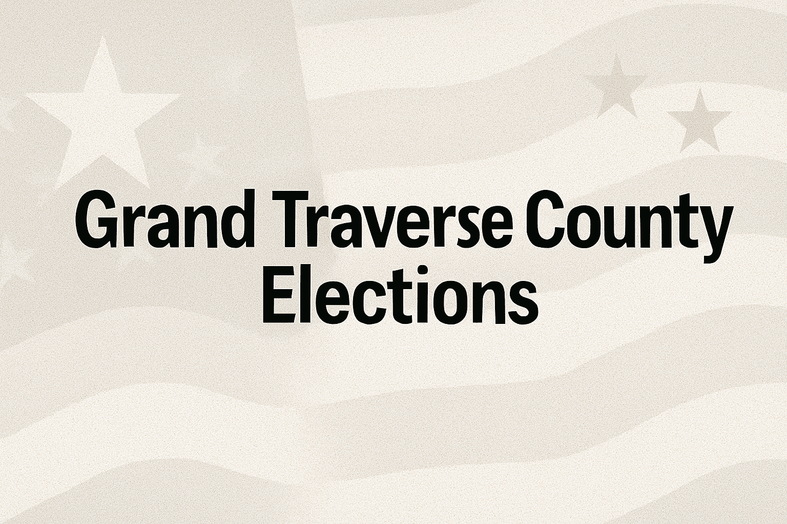 Traverse City Elects Mayor, Commissioners; Fife Lake Votes on Millages