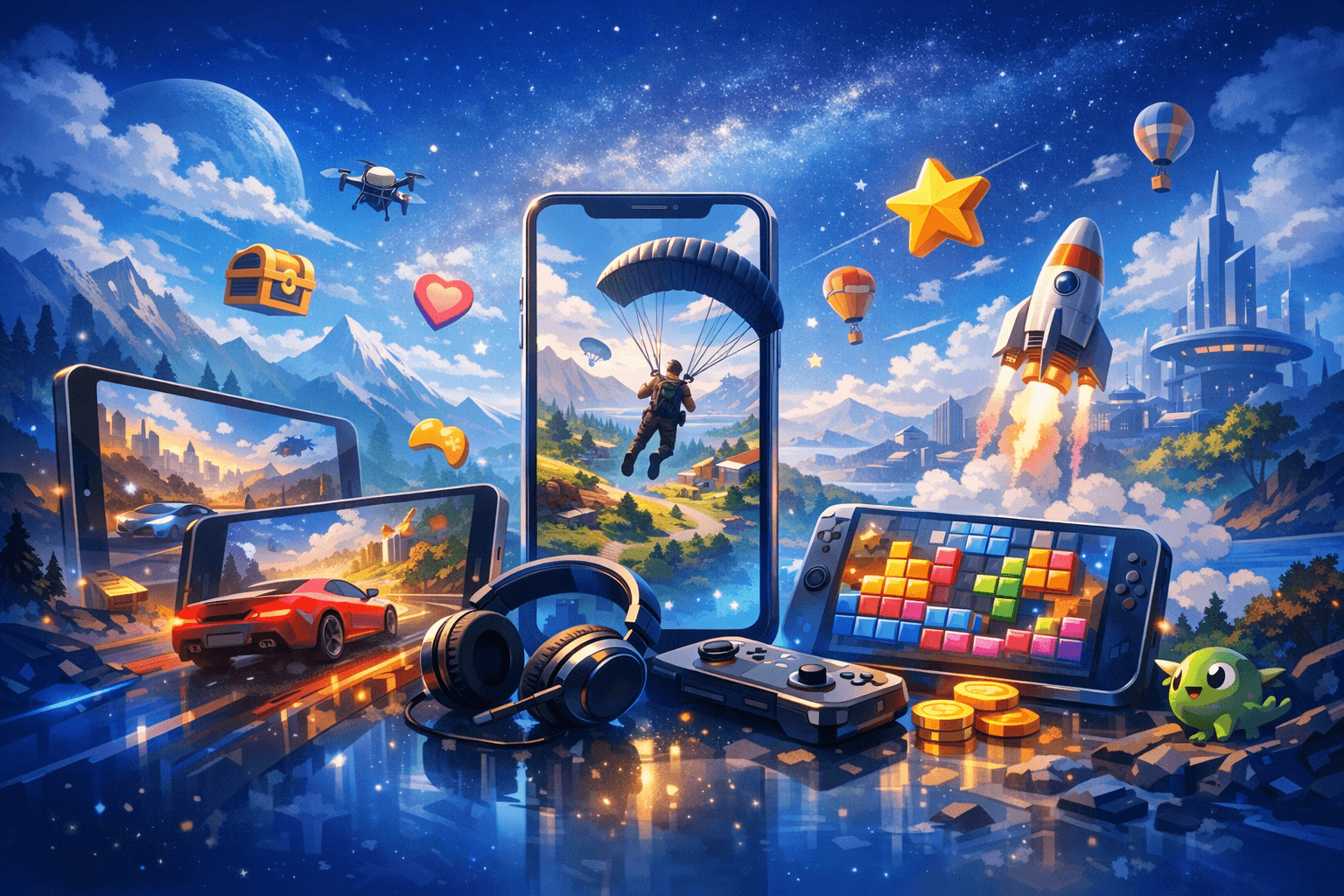 Mobile Gaming background