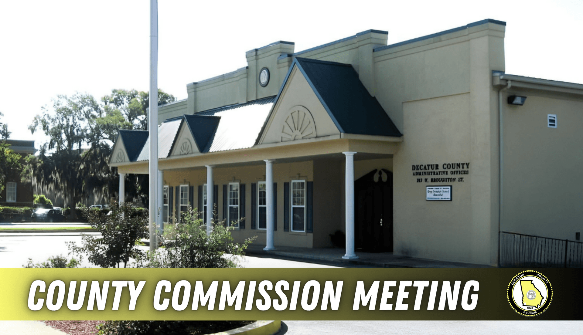 Decatur County Commission Agenda Addresses Resignation, Services, and Benefits