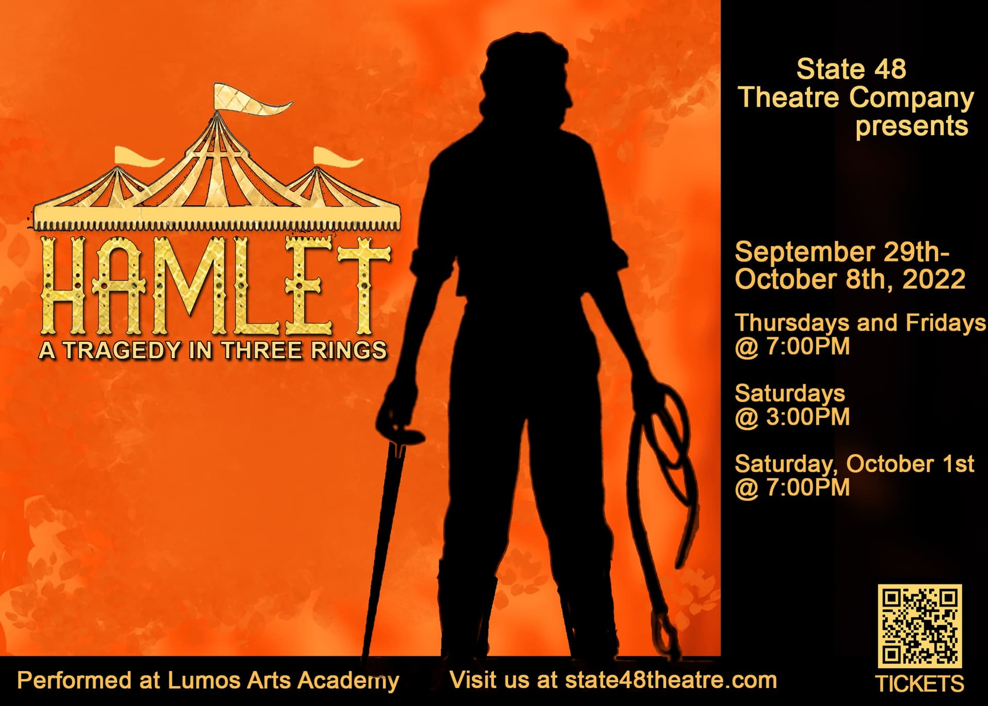 Southern State Stages Hamlet, Community Invited to November Performances