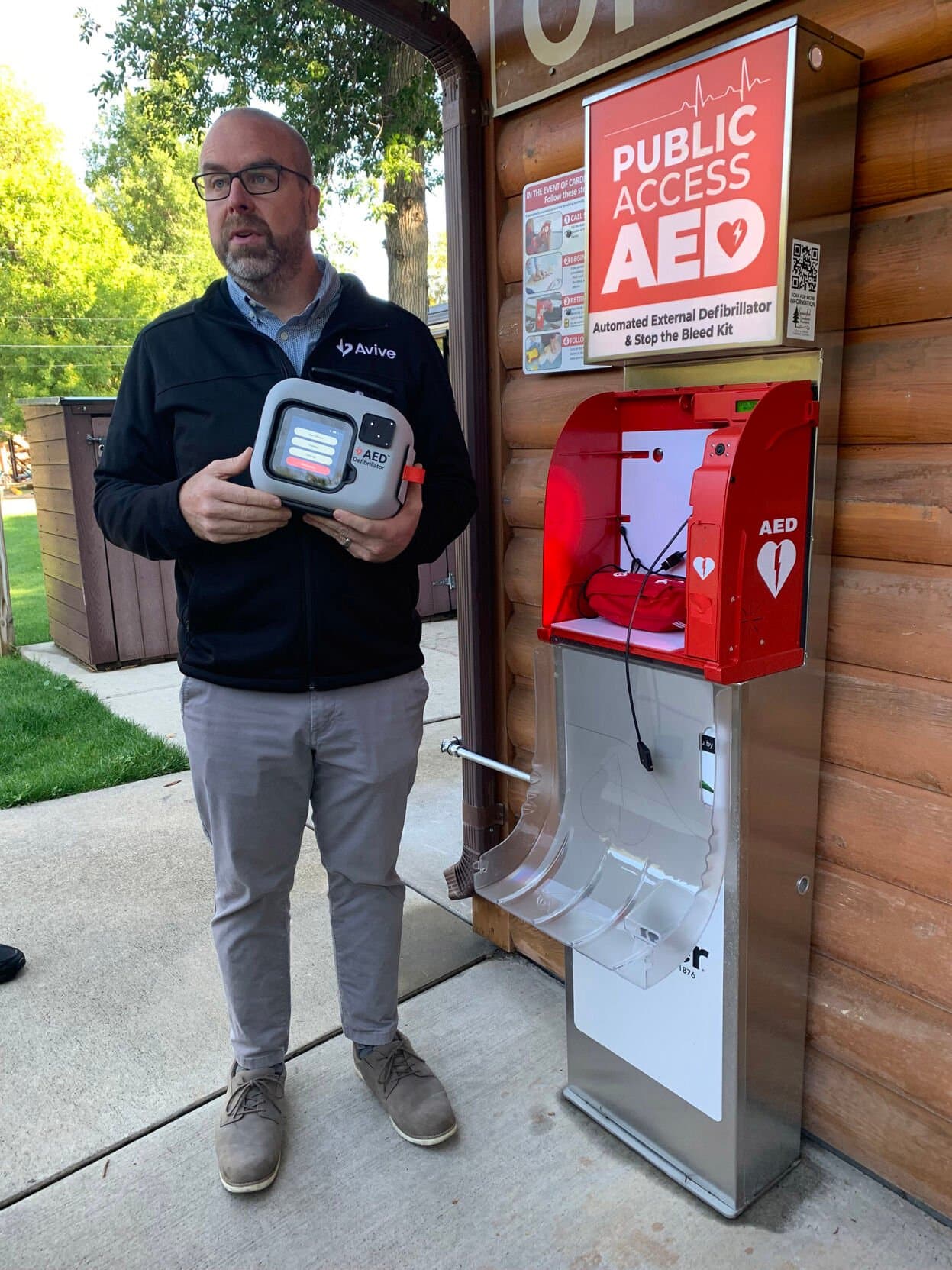 Forsyth Celebrates Lifesaving Rescue, Community AED Program Expands