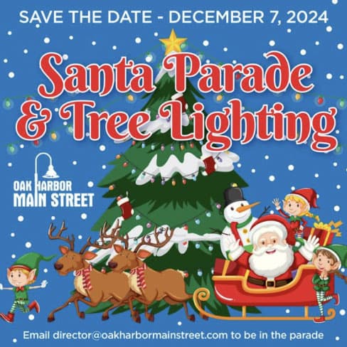 Oak Harbor Lights Up Downtown with Parade and Tree Lighting