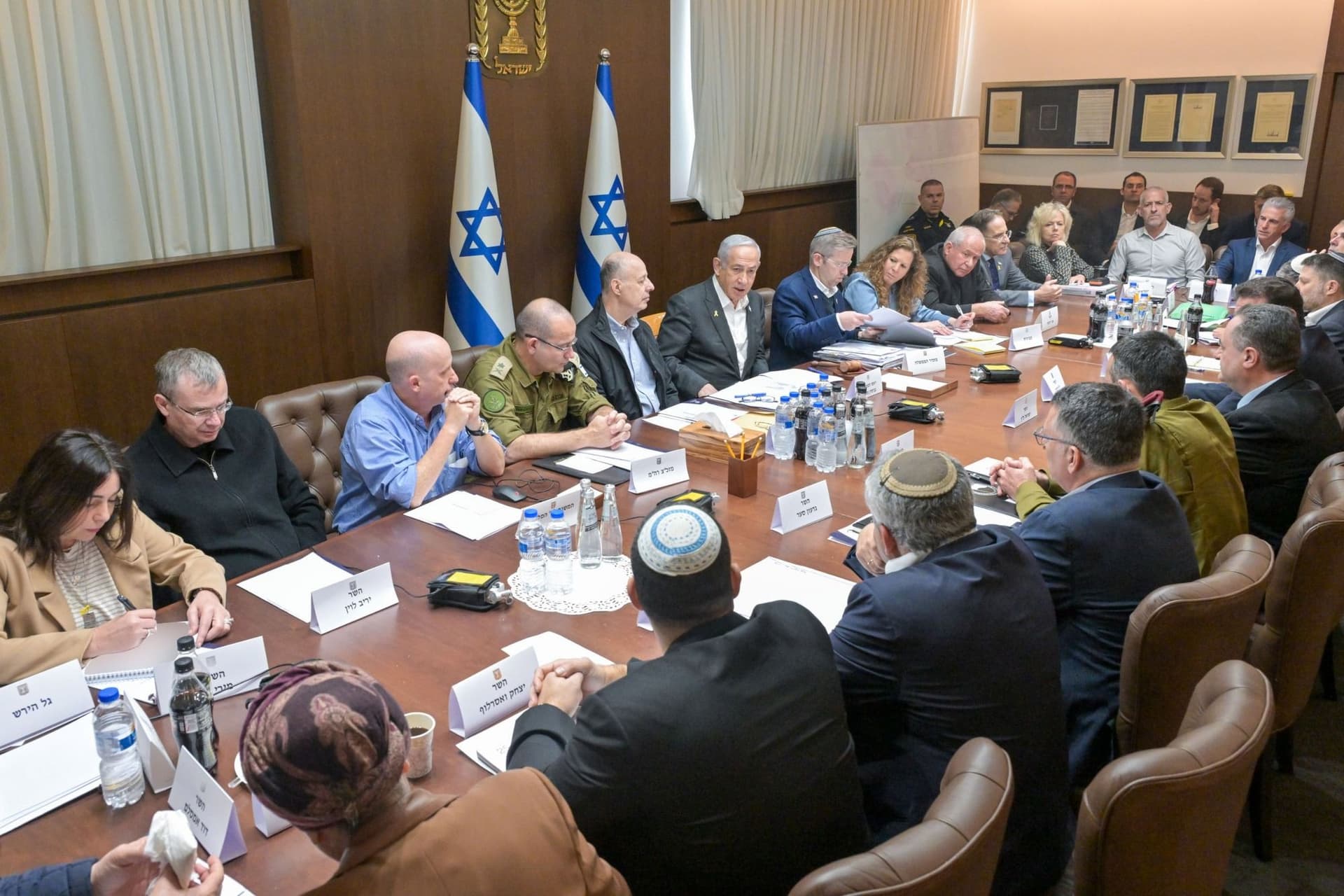 Netanyahu Convenes Security Cabinet as IDF Strikes Hezbollah Sites