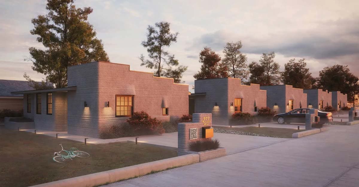 3D-Printed Corduroy Castles Offer Faster, Resilient Housing in California