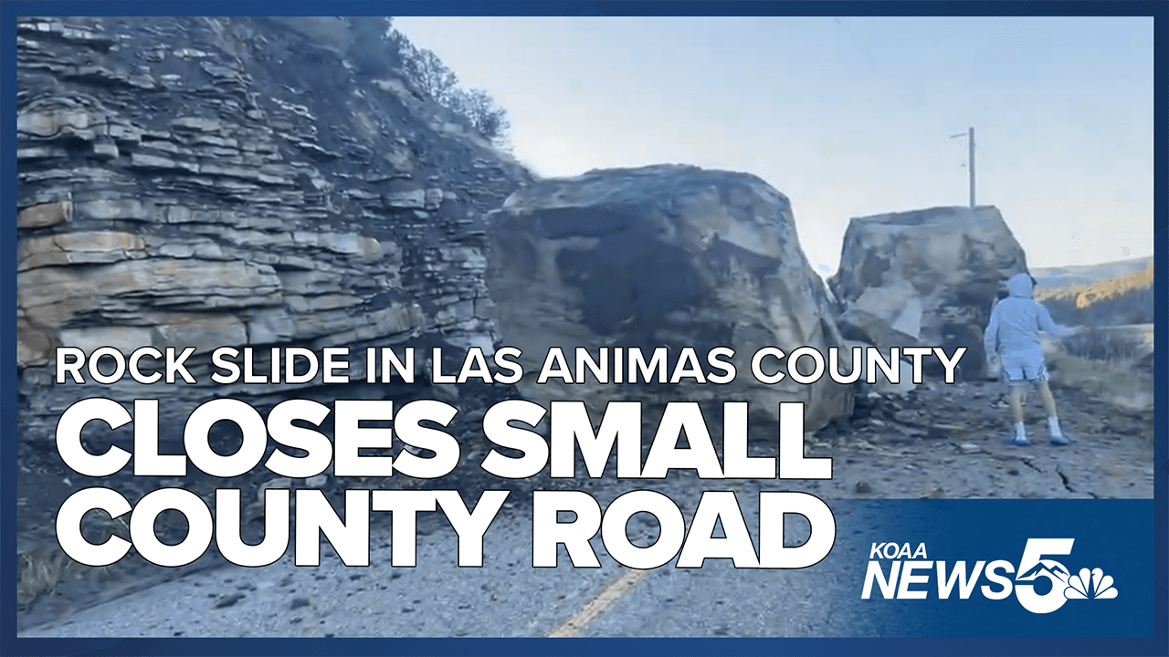 Rockslide Shuts Wet Canyon Road, Disrupts Travel West of Trinidad