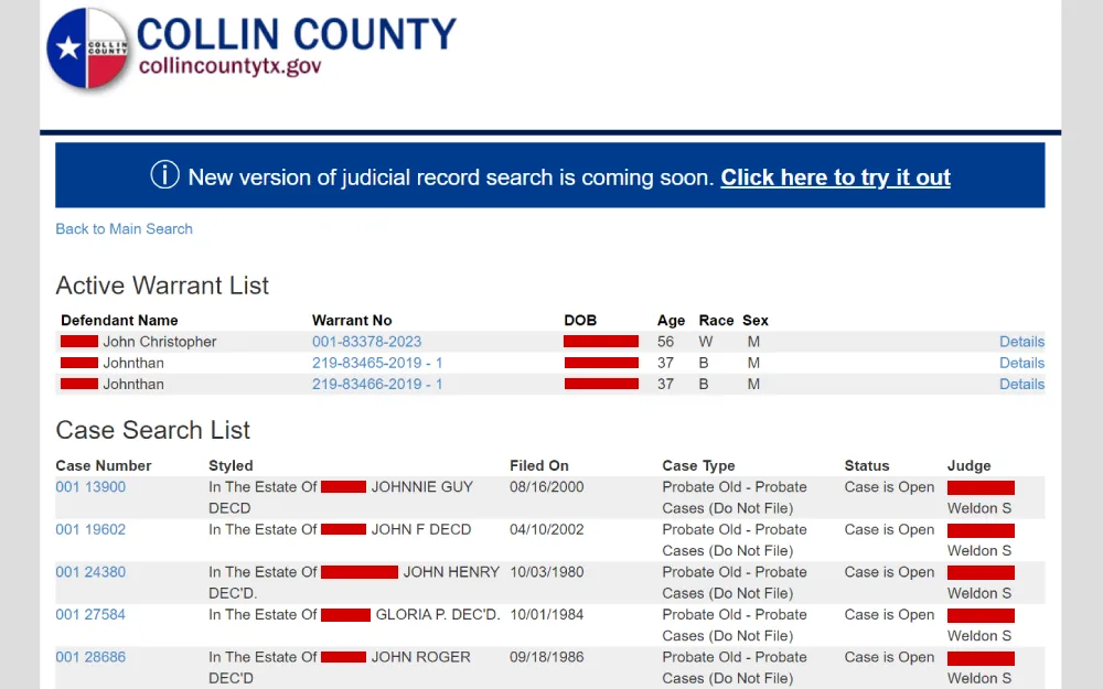 Collin County Booking Records Show Indecent Exposure Arrest