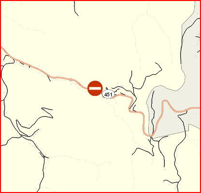 KY 451 to Close Near Town Mountain for Drainage Replacement Nov. 10–15