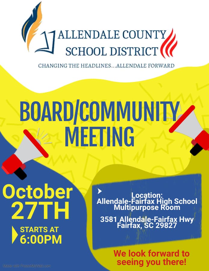 Allendale County Board Honors Attendance, Reviews Policy and Naming Update