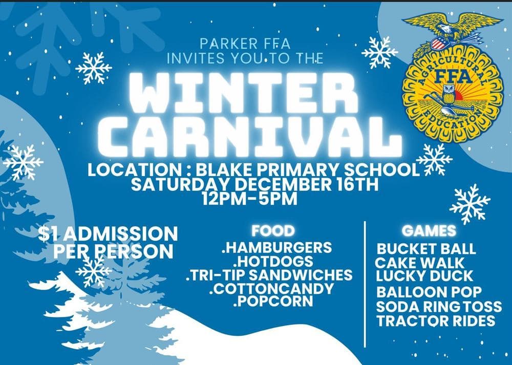 Parker FFA Winter Carnival Brings Community Together, Raises Funds