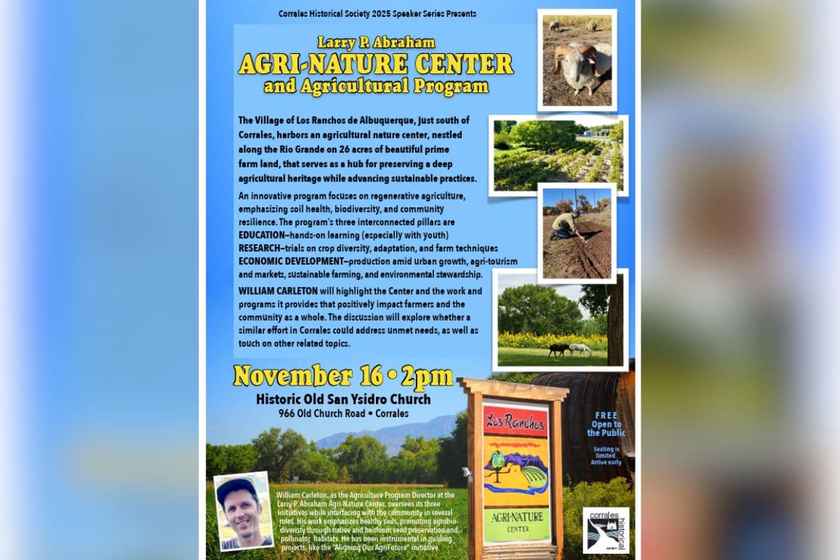 Agri Nature Center Presentation Highlights Regenerative Farming, Community Programs