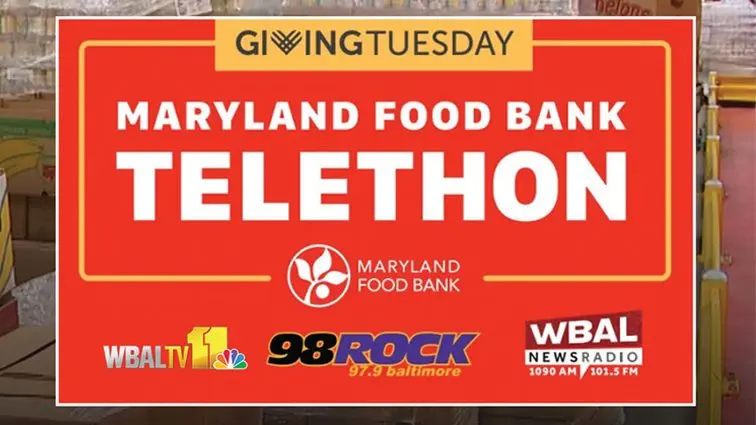 WBAL Giving Tuesday Telethon Raises Support For Maryland Food Bank