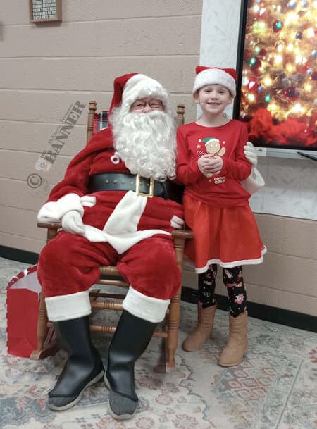 Richard Carroll Elementary Hosts Pictures With Santa, Community Photos