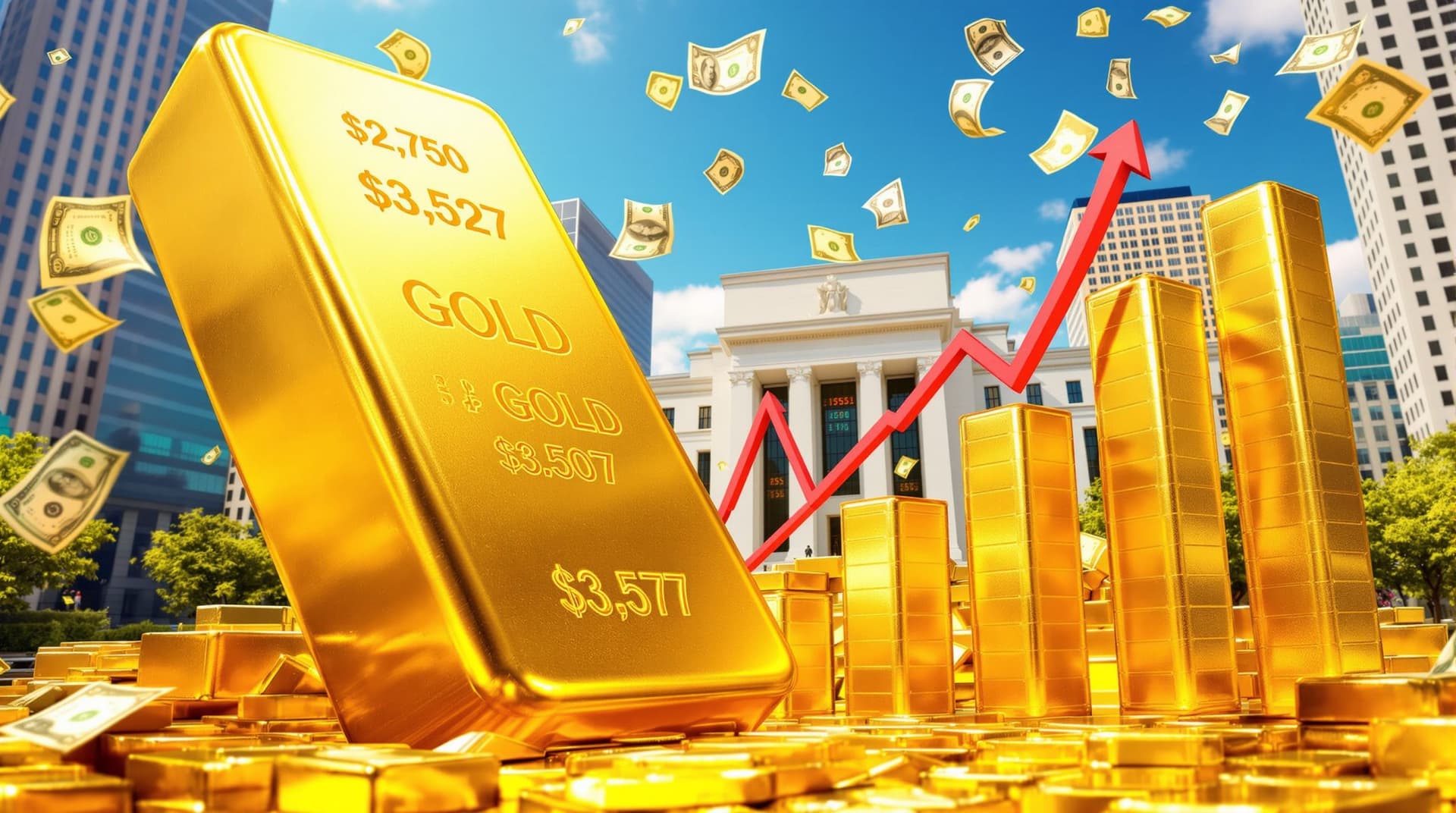 Gold surges near record as Fed subpoenas and Iran tensions unsettle markets