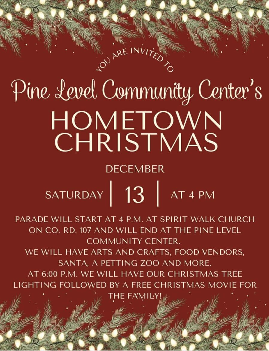 Pine Level Launches Hometown Christmas, Hosts Toy Drive for Foster Children