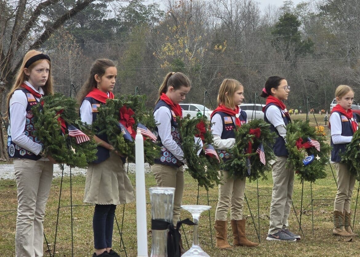 Millbrook Youth Lead Wreaths Across America at Brookside