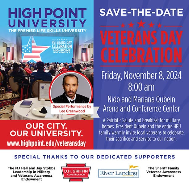 High Point University Draws Thousands for 15th Annual Veterans Day Celebration