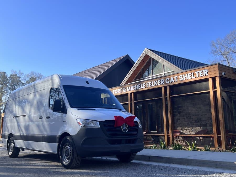 Mercedes Benz donates electric van to Furkids, restores crucial animal transport