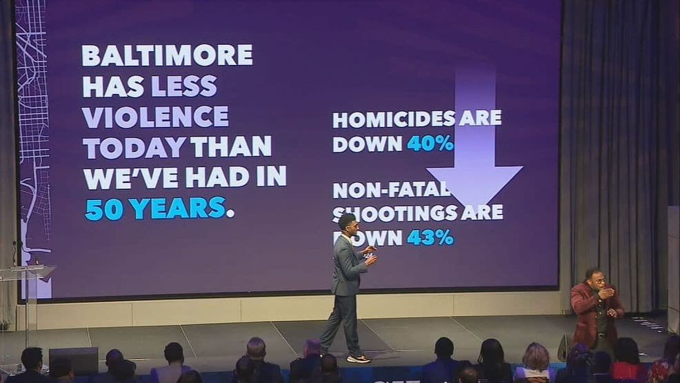 Baltimore records lowest homicide total in roughly 50 years
