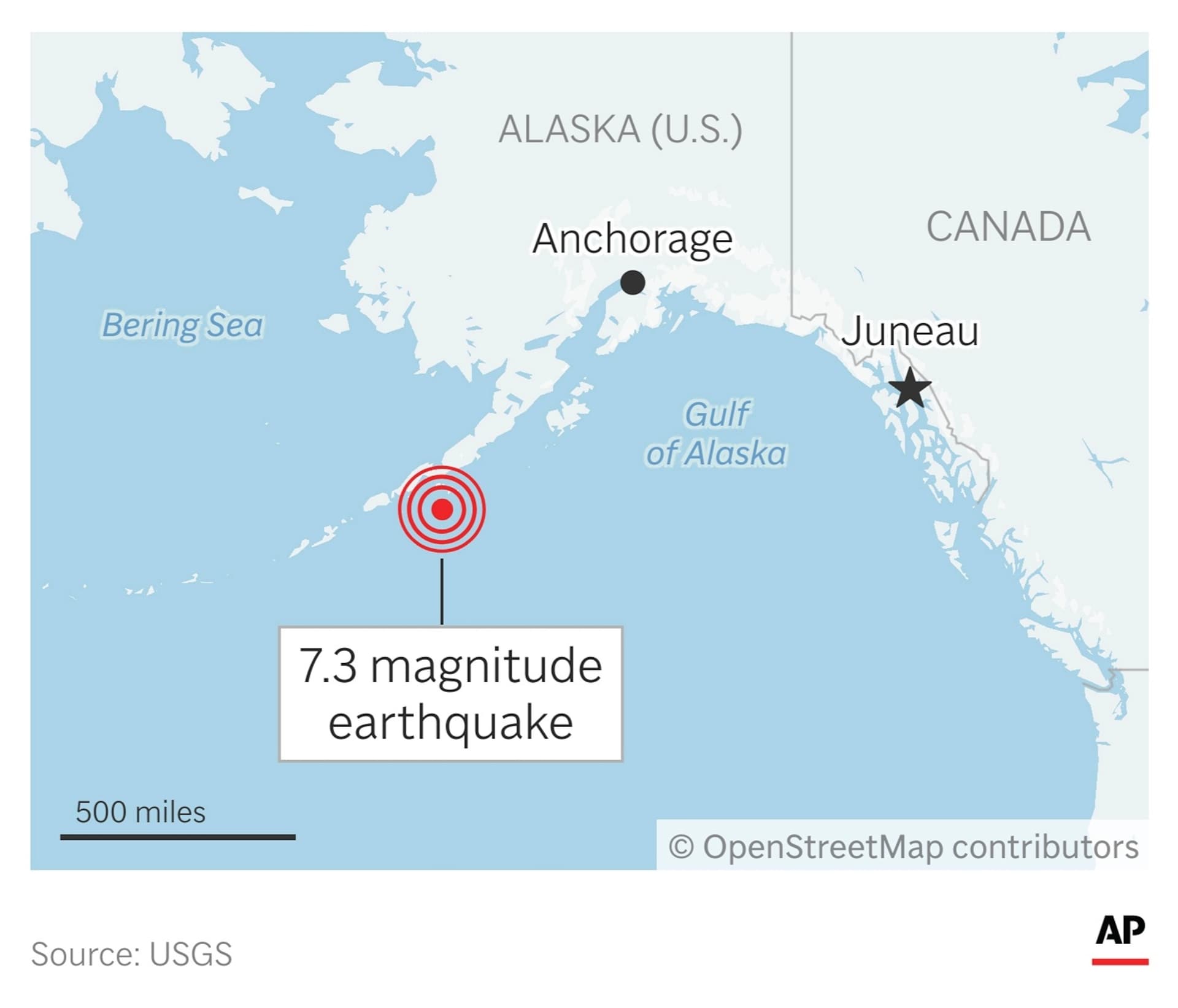Magnitude Seven Earthquake Rattles Remote Alaska Yukon Border Communities
