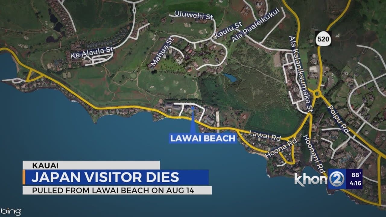 California visitor dies after Lāwa‘i Beach rescue, Kauaʻi safety concerns